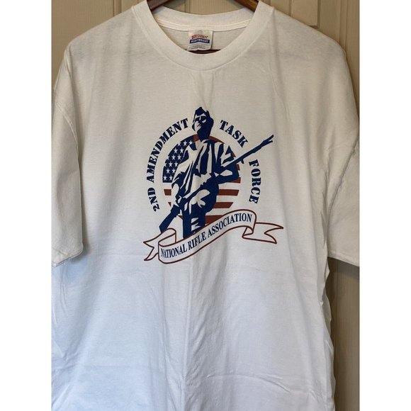 NRA 2nd Amendment Task Force S/S T-Shirt Men's Size XL White National Rifle Asso - Picture 3 of 7